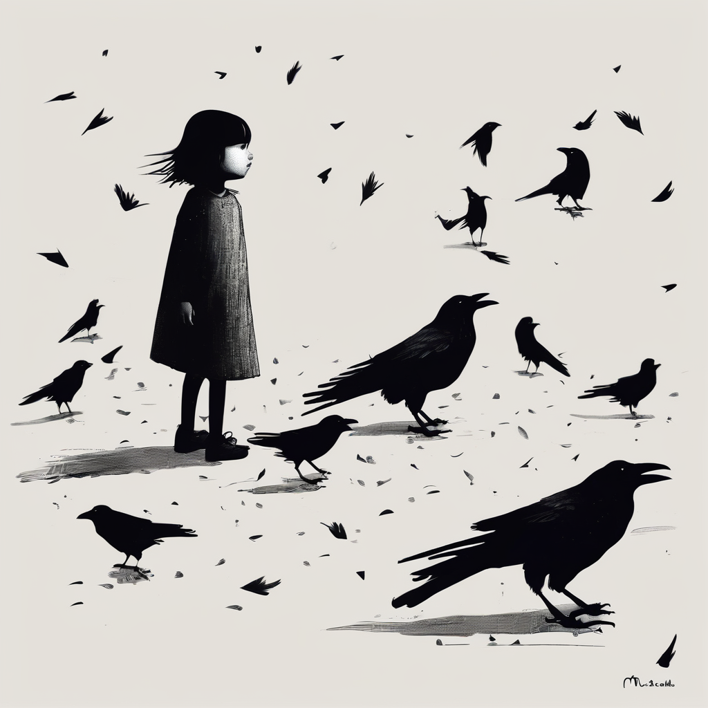 Les corbeaux et leur petite soeur