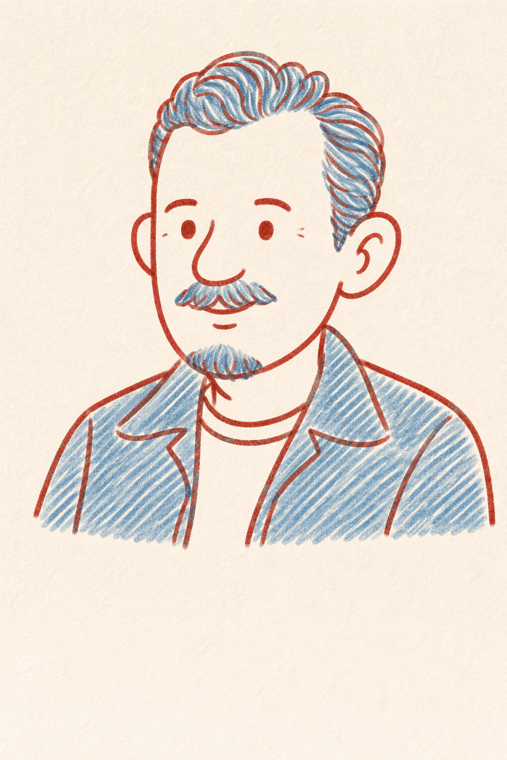 John Steibeick, saritanana, miloko manga, mena ary fotsifotsy